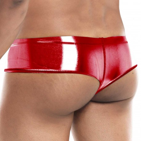 Provocative Cheeky Briefs - Red