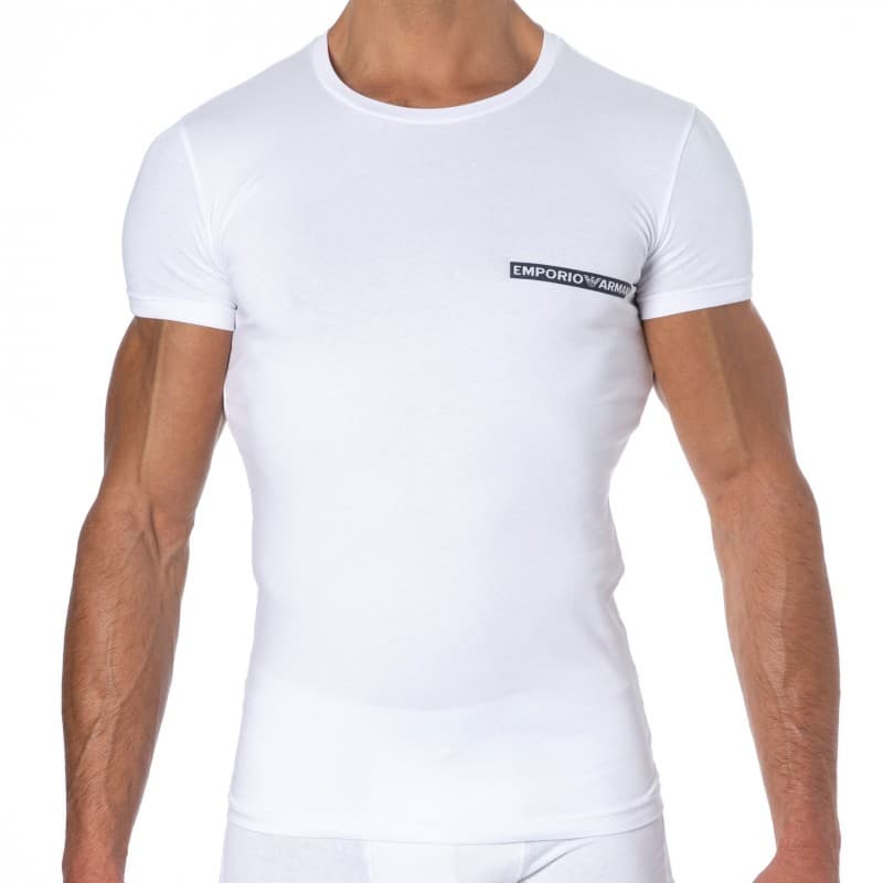 white emporio armani t shirt