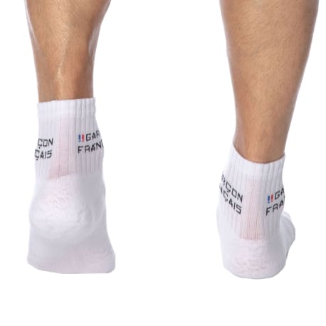 Garçon Français Ankle Socks - White