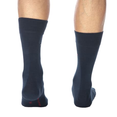 Tommy Hilfiger 2-Pack Dress Socks - Navy - Thin Stripes