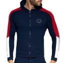 ES Collection Pique FIT Sport Hoody - Navy