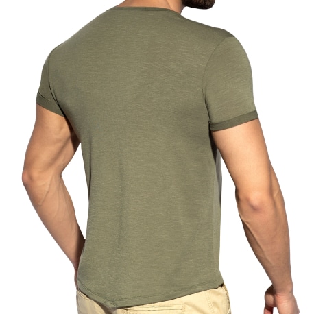 ES Collection Flame T-Shirt - Khaki