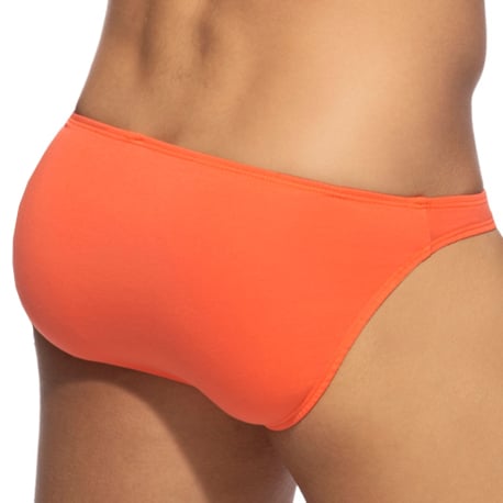 Addicted Cotton Bikini Briefs - Coral