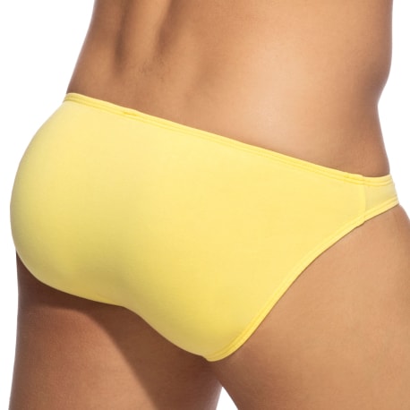 Addicted Cotton Bikini Briefs - Yellow