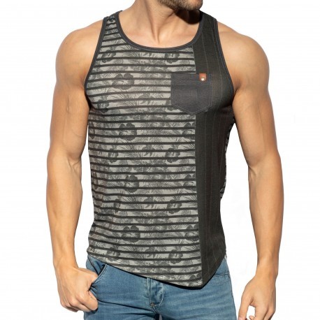 Addicted Washed Camo Tank Top (AD801) – Out on the Street