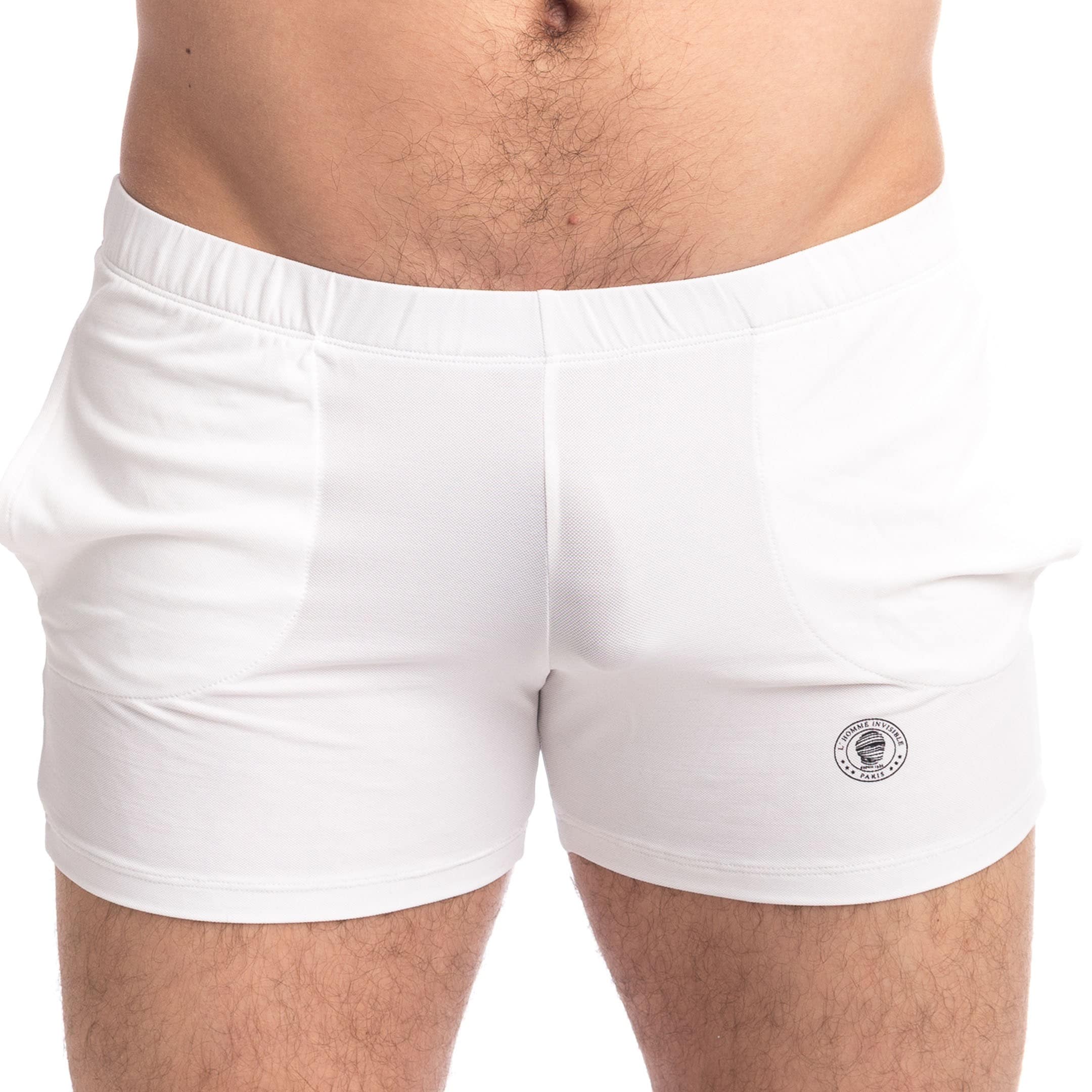 L'Homme invisible Finlay Shorts - White | INDERWEAR