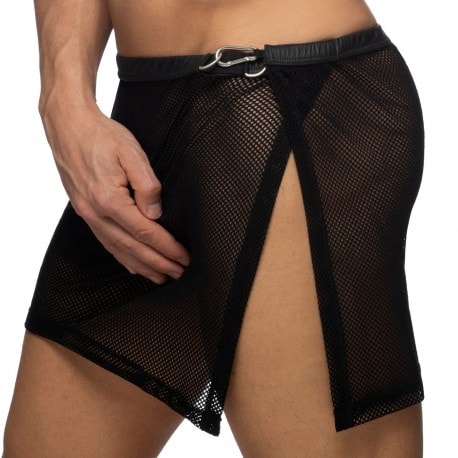 Addicted Mesh Skirt - Black