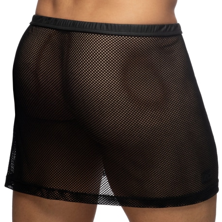 Addicted Mesh Skirt - Black