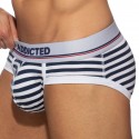 Addicted Basic Colors Cotton Briefs - Sailor - White