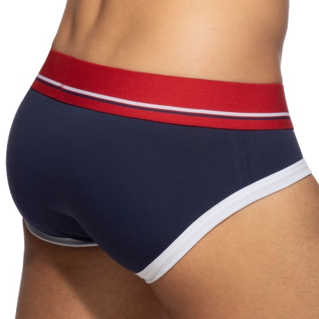 Addicted Slip Basic Colors Coton Bleu Marine - Rouge