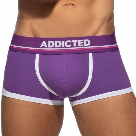 Addicted Basic Colors Cotton Trunks - Purple