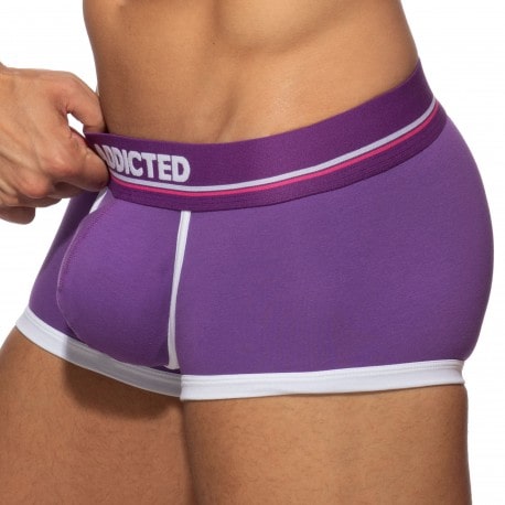 Addicted Basic Colors Cotton Trunks - Purple