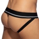 Addicted Jock Strap Basic Colors Coton Noir - Blanc