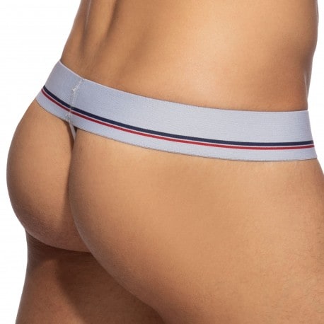 Addicted Basic Colors Cotton Thong - Sailor- White