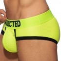 Addicted Basic Colors Mesh Briefs - Neon Yellow