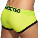 Addicted Basic Colors Mesh Briefs - Neon Yellow