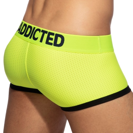 Addicted Basic Colors Mesh Trunks - Neon Yellow