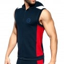 ES Collection Veste Sport Sans Manche Piquée FIT Bleu Marine