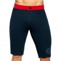 ES Collection Pique FIT Sport Long Shorts - Navy