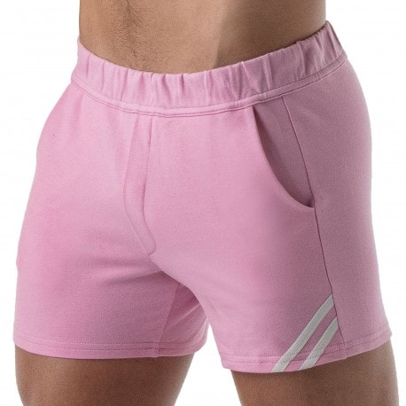 Mens pink clearance athletic shorts