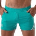 TOF Paris Paris Shorts - Turquoise - White