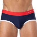 Garçon Français Swim Briefs - Navy - Red - White