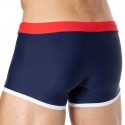 Garçon Français Swim Trunks - Navy - Red - White