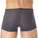 HOM Boxer Court Temptation Plume Microfibre Gris Anthracite