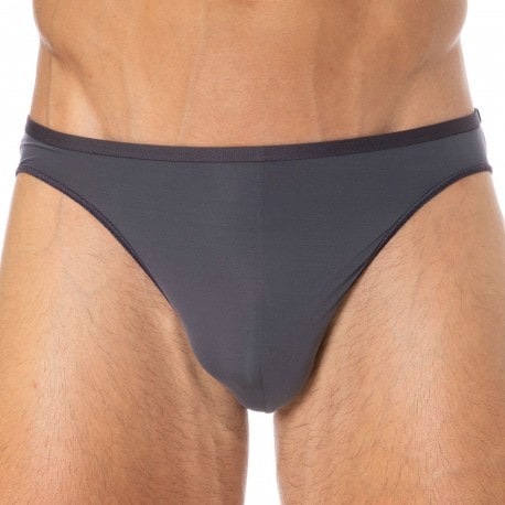 HOM Temptation Plume Briefs - Charcoal