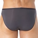 HOM Temptation Plume Briefs - Charcoal