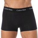 Calvin Klein 3-Pack Cotton Stretch Trunks - Black