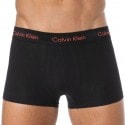 Calvin Klein 3-Pack Cotton Stretch Trunks - Black