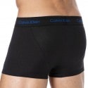 Calvin Klein 3-Pack Cotton Stretch Trunks - Black