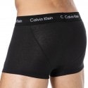 Calvin Klein 3-Pack Cotton Stretch Trunks - Black