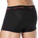 Calvin Klein 3-Pack Cotton Stretch Trunks - Black