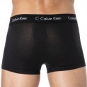 Calvin Klein 3-Pack Cotton Stretch Trunks - Black