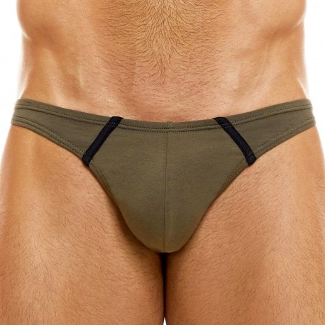 Modus Vivendi Back T Low Cut Briefs - Khaki