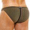 Modus Vivendi Back T Low Cut Briefs - Khaki