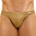 Modus Vivendi Leather Legacy Low Cut Briefs - Camel