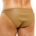 Modus Vivendi Leather Legacy Low Cut Briefs - Camel