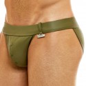 Modus Vivendi Leather Legacy Tanga Briefs - Khaki