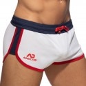 Addicted Mix Microfiber Shorts - White