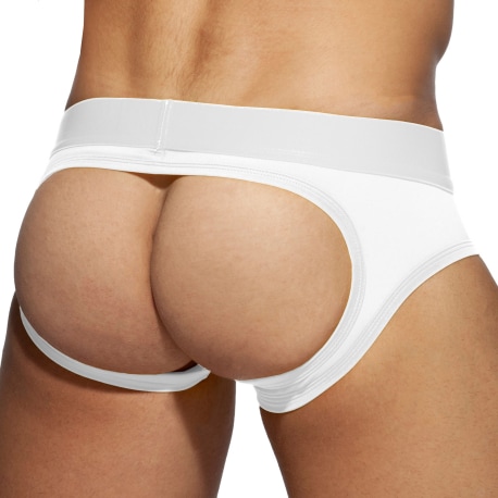 AD Fetish Bottomless Fetish Briefs - White