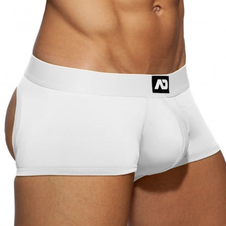 White Men s Bottomless Boxer Briefs INDERWEAR