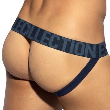 ES Collection Jock Strap Coton 7 Days 3.0 Bleu Marine