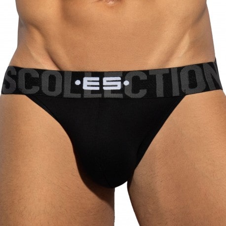 ES Collection 7 Days Cotton Jock 3.0 - Black