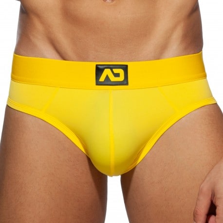 AD Fetish Bottomless Fetish Briefs - Yellow