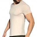 ES Collection Flame T-Shirt - Beige