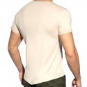 ES Collection Flame T-Shirt - Beige