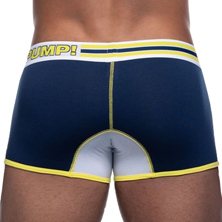 Pump! Boxer Court Sportboy Recharge Bleu Marine - Jaune